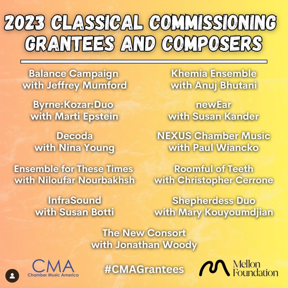 CMA Classical Commissioning Grantees – Nilou Nour | Composer Pianist